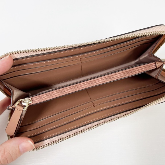 Kate Spade NY Slim Continental Leather Connie Wallet Rosy Cheeks - Picture 8 of 9